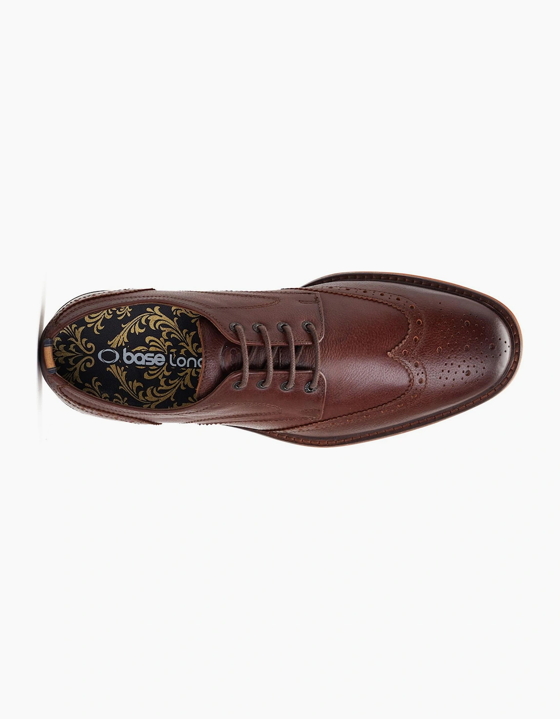 Base London Yukon Grain Mens Shoes Brown