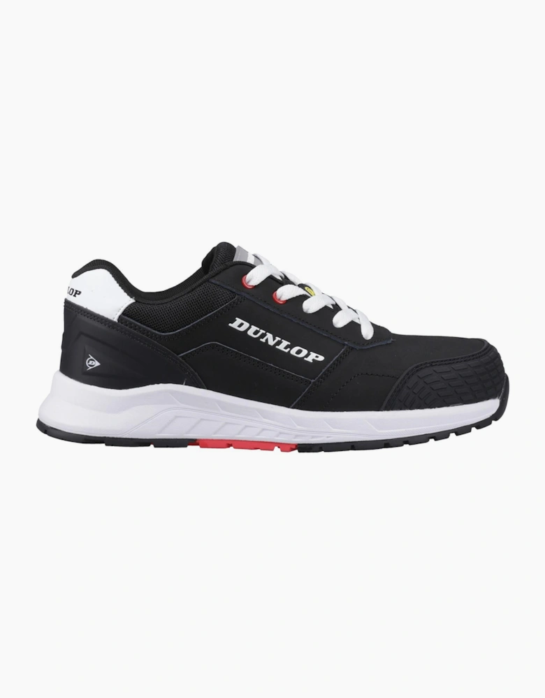 Dunlop Storm Mens Safety Trainers Black / White / Red