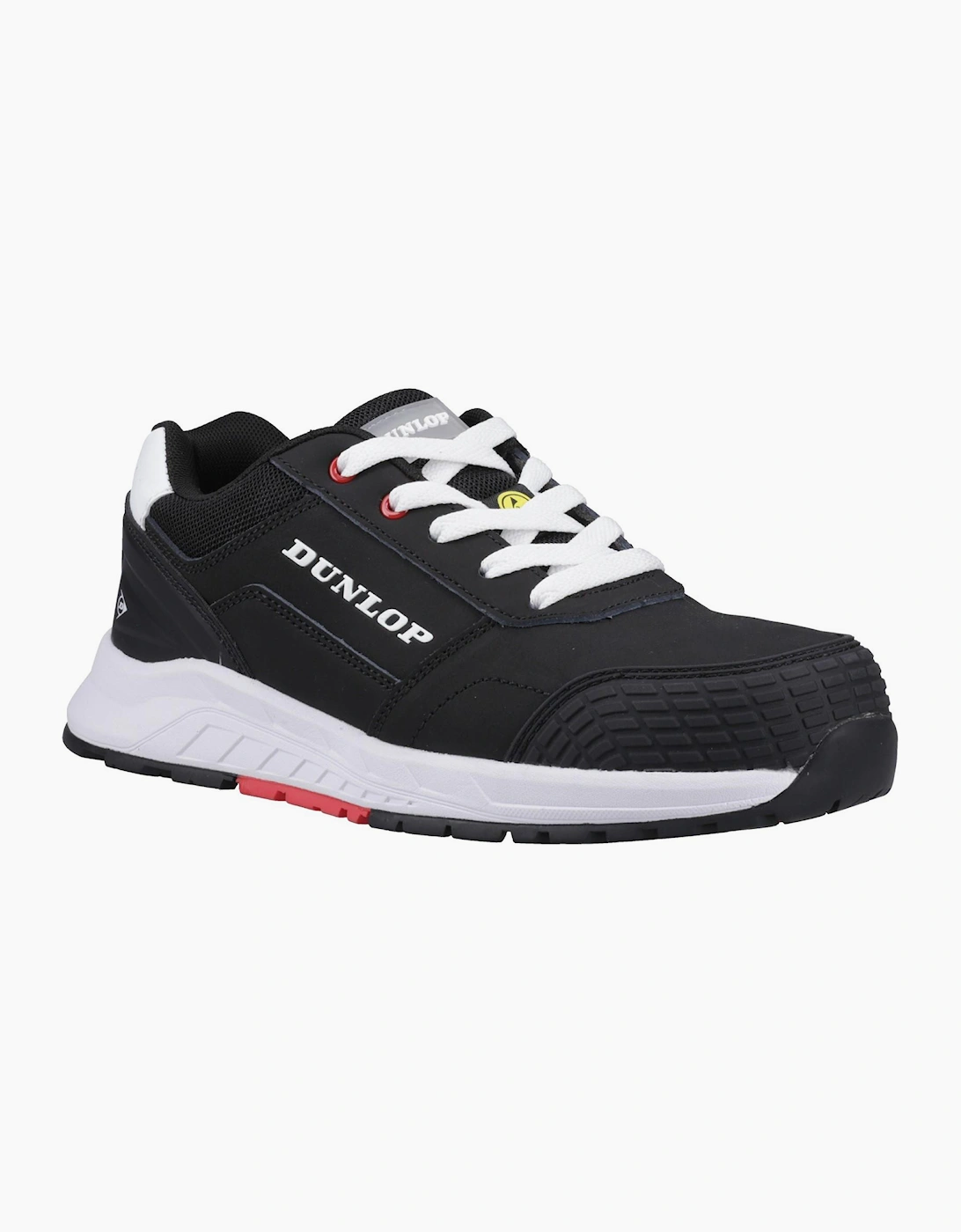 Dunlop Storm Mens Safety Trainers Black / White / Red