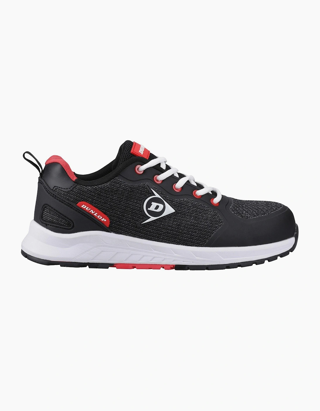 Dunlop T-Max Mens Safety Trainers Black / Red