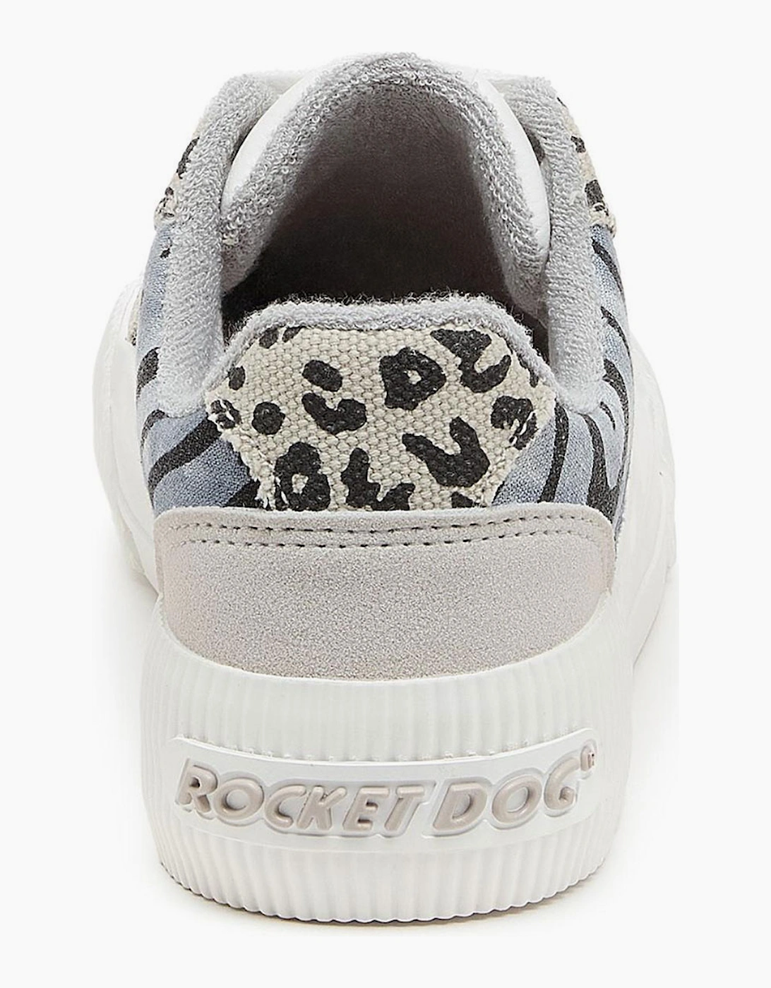 Rocket Dog Cheery Blocked Womens Trainers Grey / White