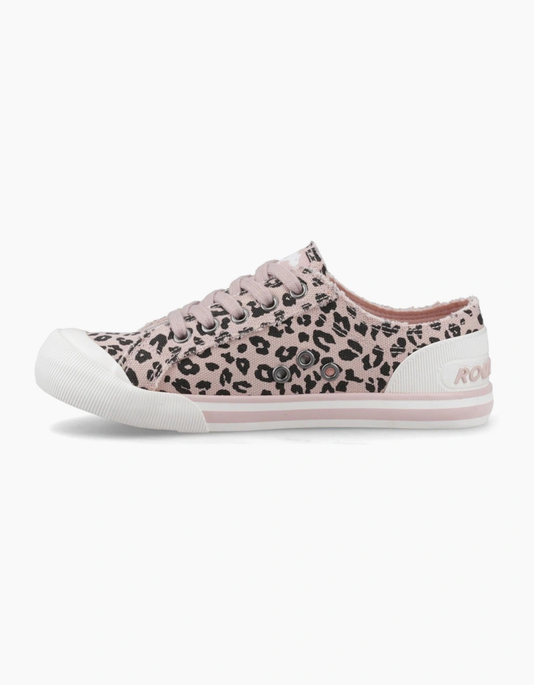 Rocket Dog Jazzin Leon Womens Trainers Light Pink / Leopard Print