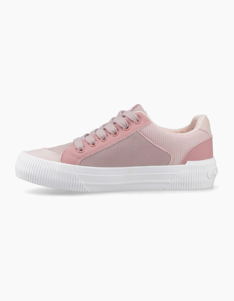 Rocket Dog Cheery Blocked Womens Trainers Mauve / Pink