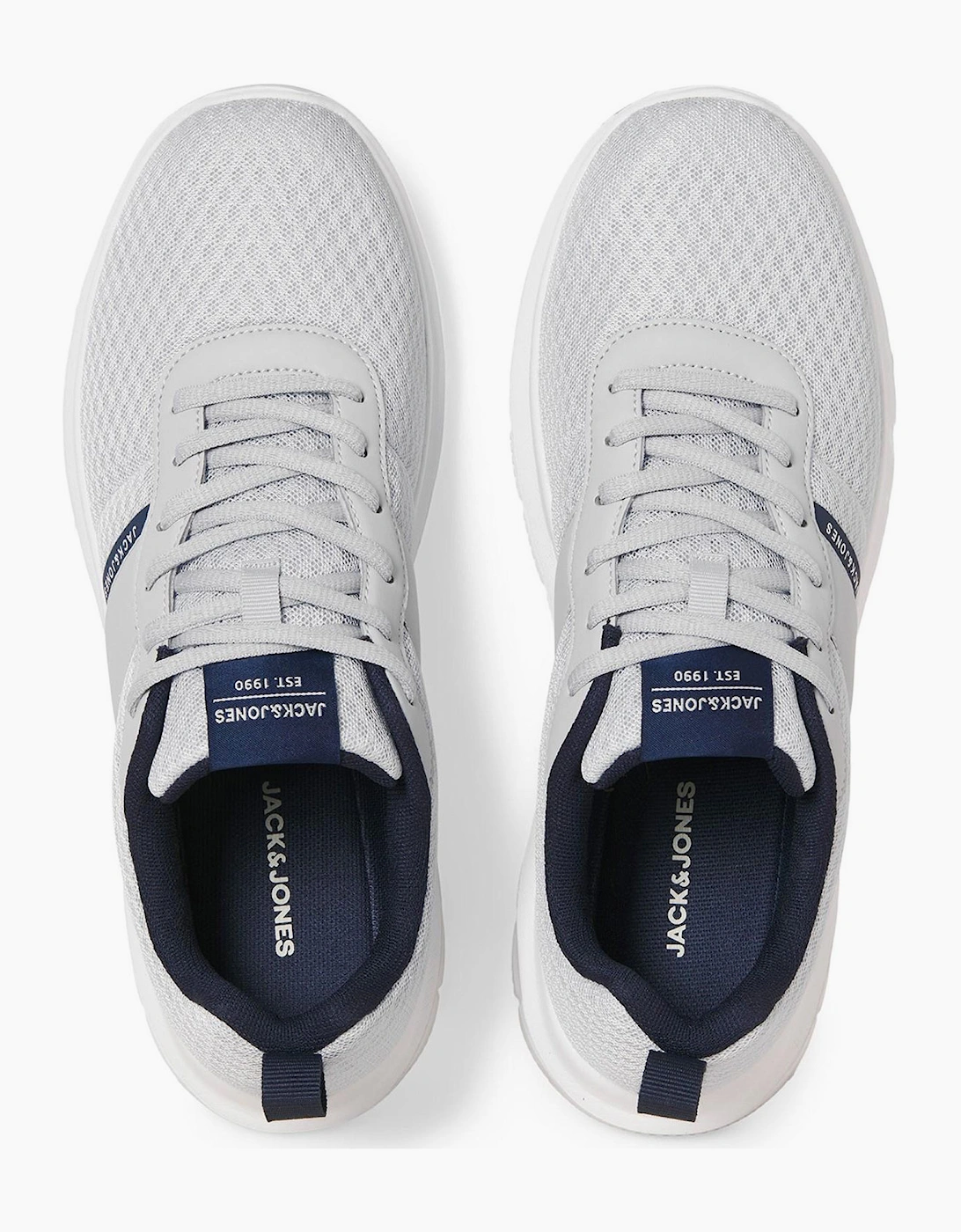 Jack & Jones Taylor Mens Trainers Grey / Vapour Blue