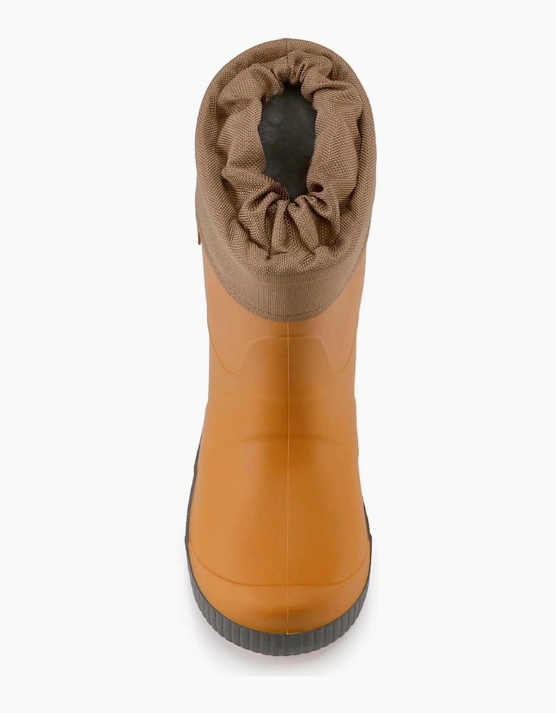 Dunlop Puddle Jumper Kids Wellingtons Brown
