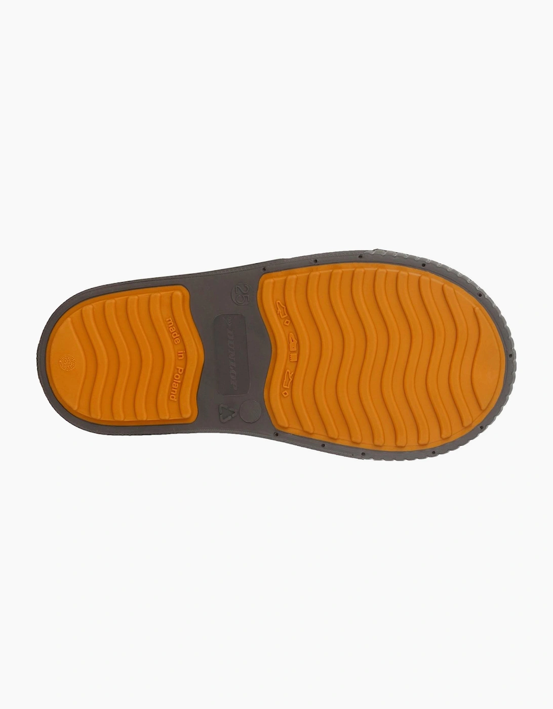 Dunlop Puddle Jumper Kids Wellingtons Brown