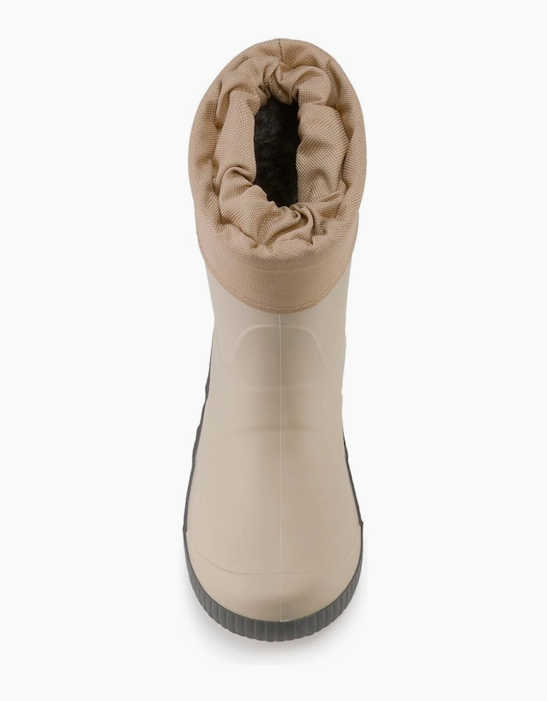 Dunlop Puddle Jumper Kids Wellingtons Beige