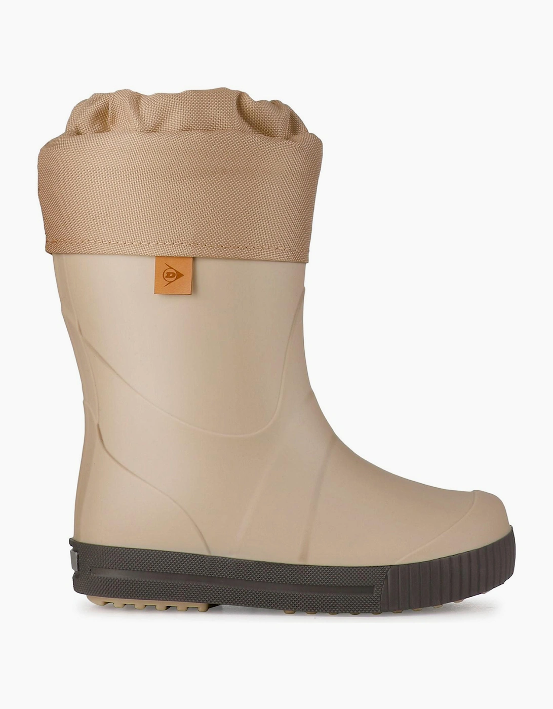 Dunlop Puddle Jumper Kids Wellingtons Beige