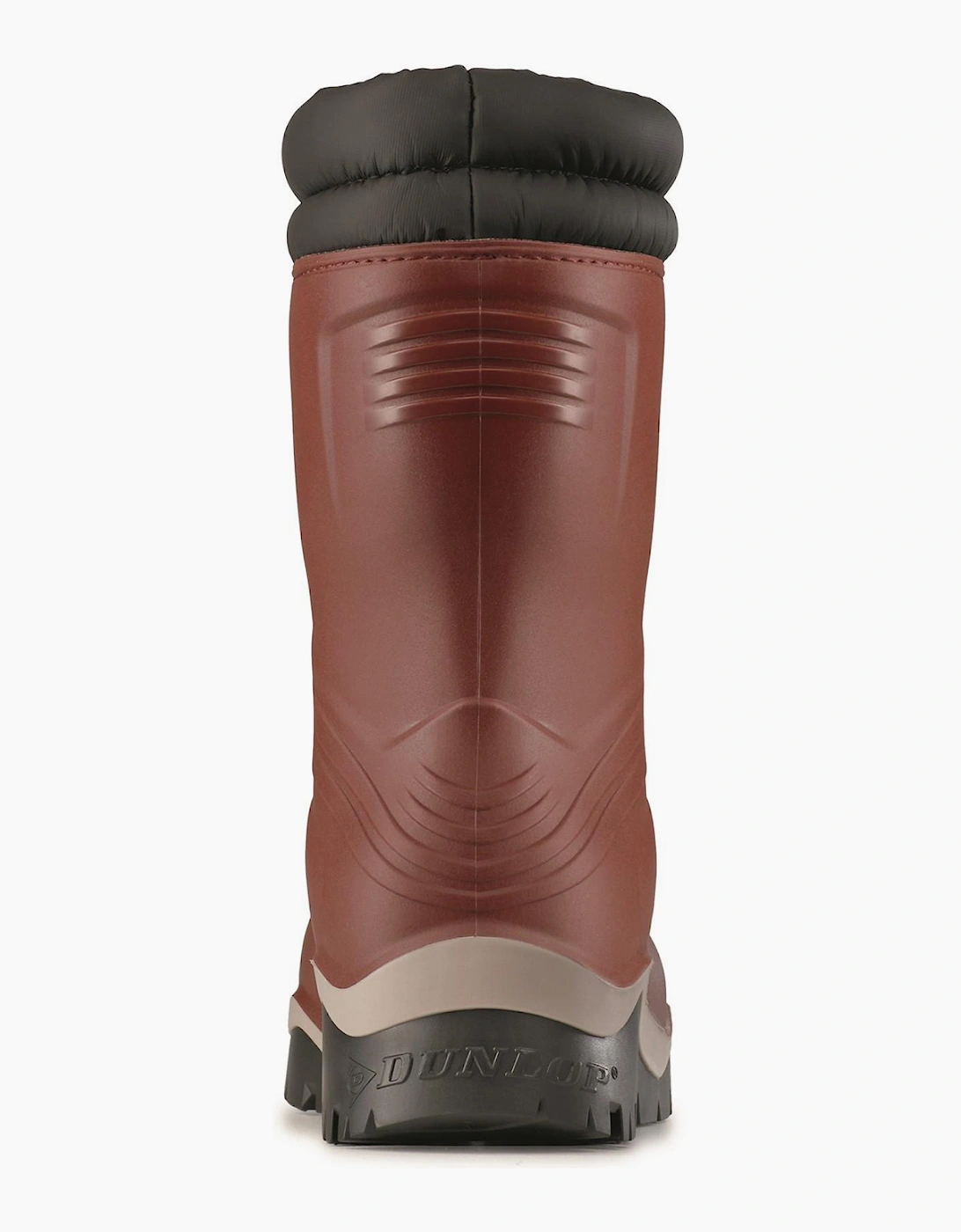 Dunlop Blizzard Kids Wellingtons Burgundy/Grey/Black