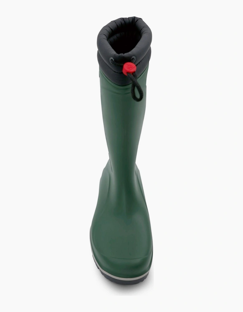 Dunlop Blizzard Fur-lined Wellington Boots Heritage Green / Black