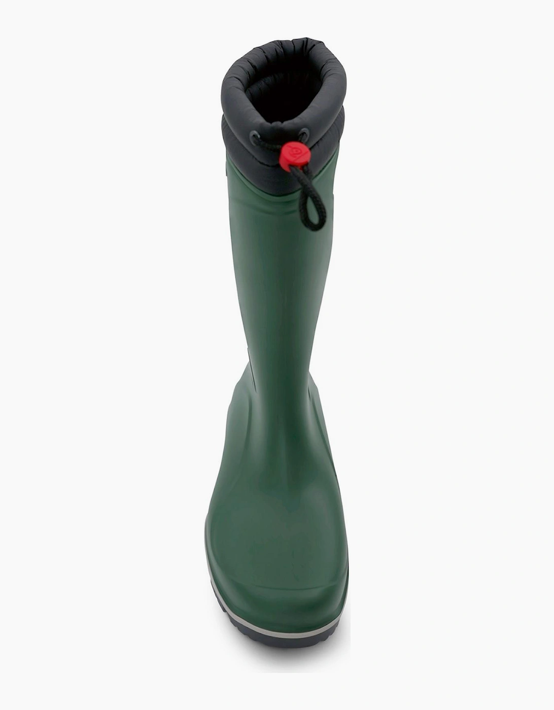 Dunlop Blizzard Fur-lined Wellington Boots Heritage Green / Black