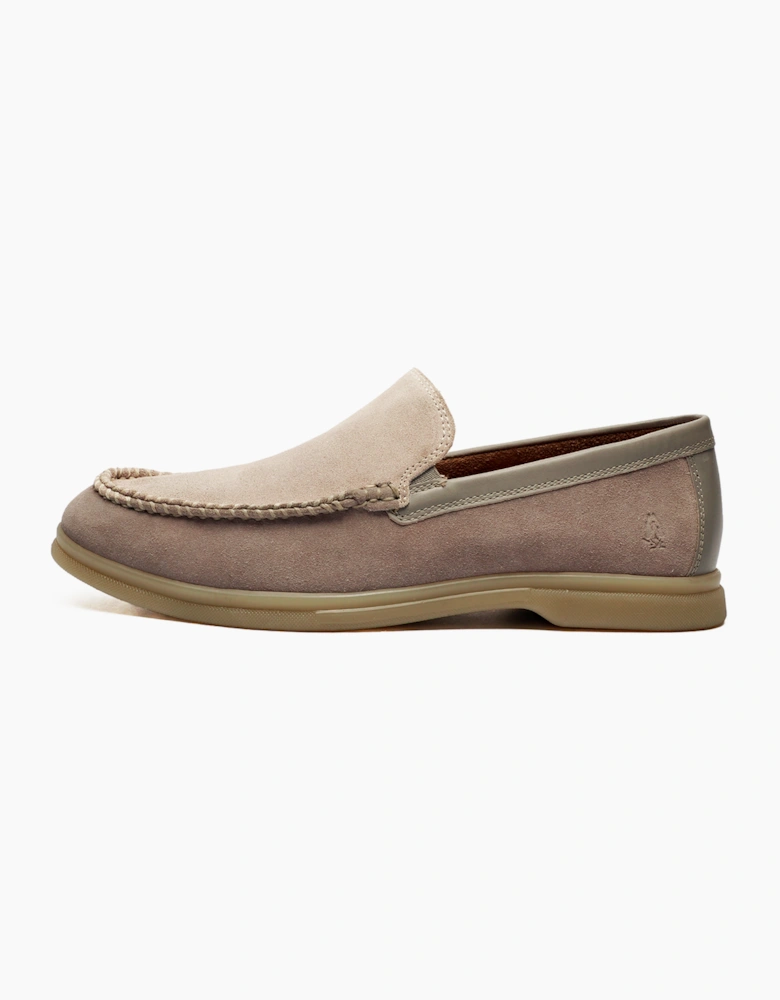 Hush Puppies Leon Mens Suede Shoes Grey