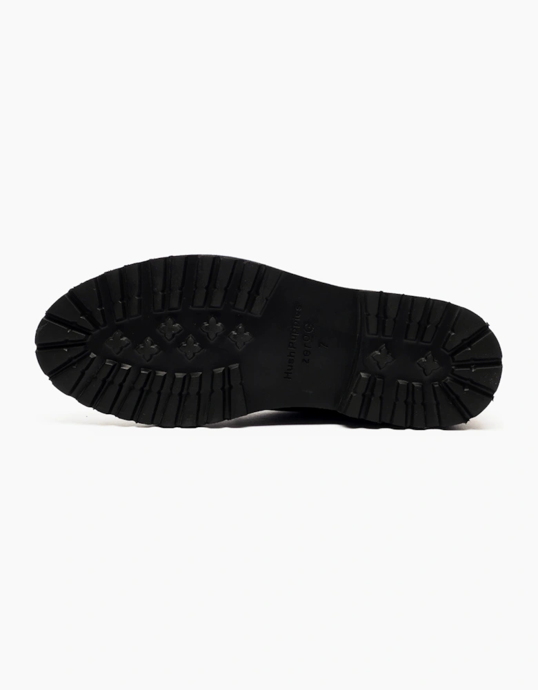 Hush Puppies Moore Mens Leather Chukka Boots Black