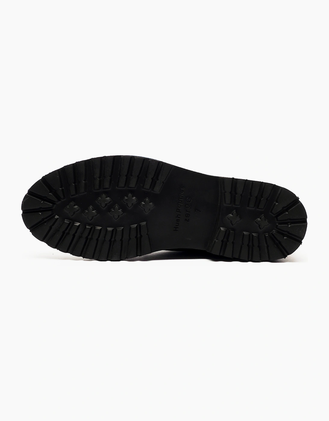 Hush Puppies Moore Mens Leather Chukka Boots Black