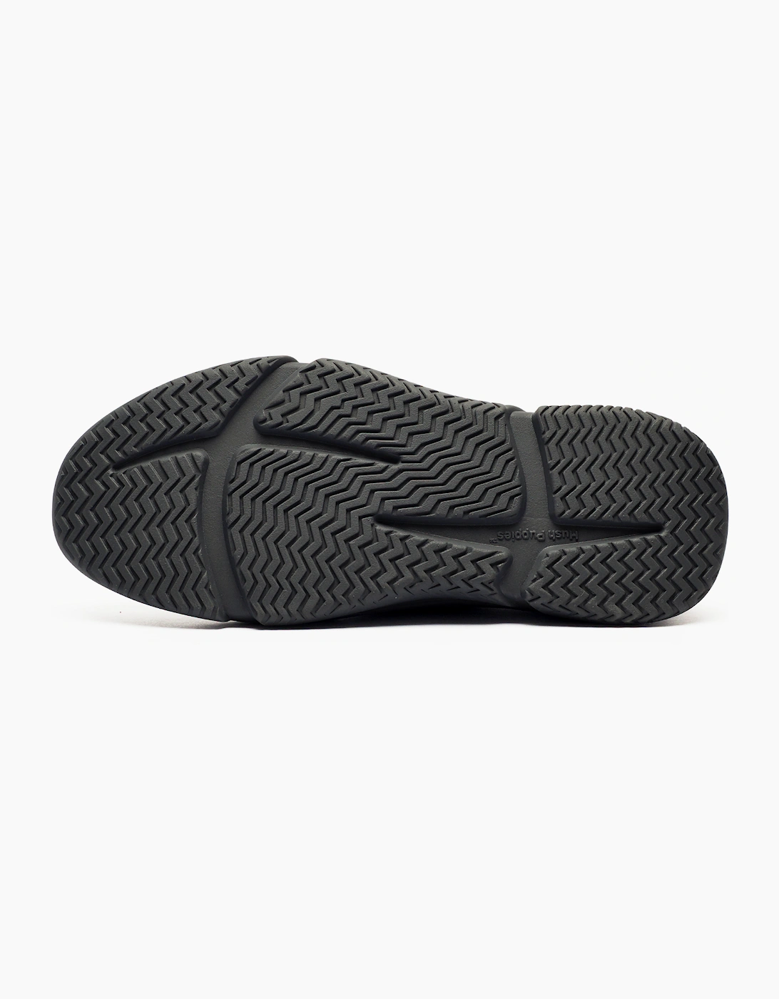 Hush Puppies Baylor Slip on Mens Leather Shoes Black