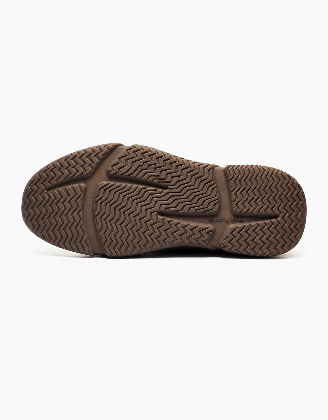 Hush Puppies Baylor Slip On Mens Leather Shoes Brown
