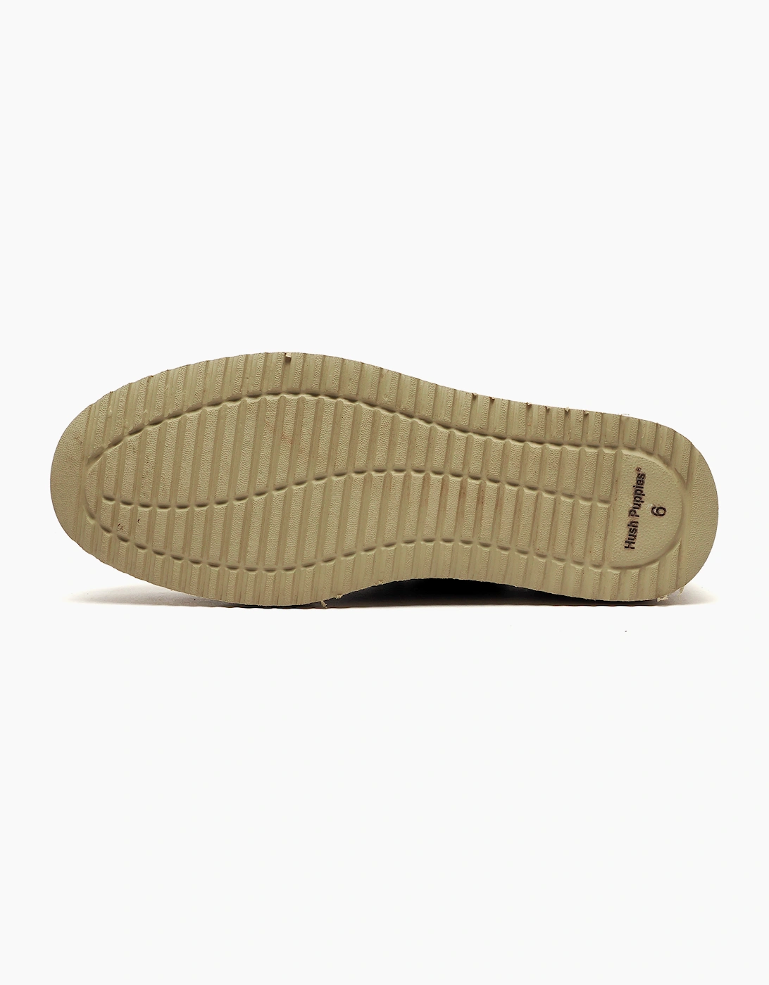 Hush Puppies Orion Mens Suede Shoes Black / Taupe