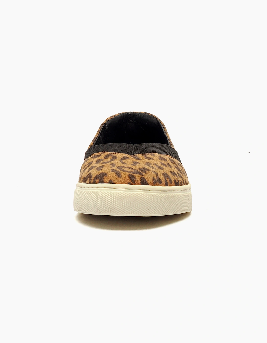 Hush Puppies Tiffany Womens Leopard Slip On Shoes Leopard Print
