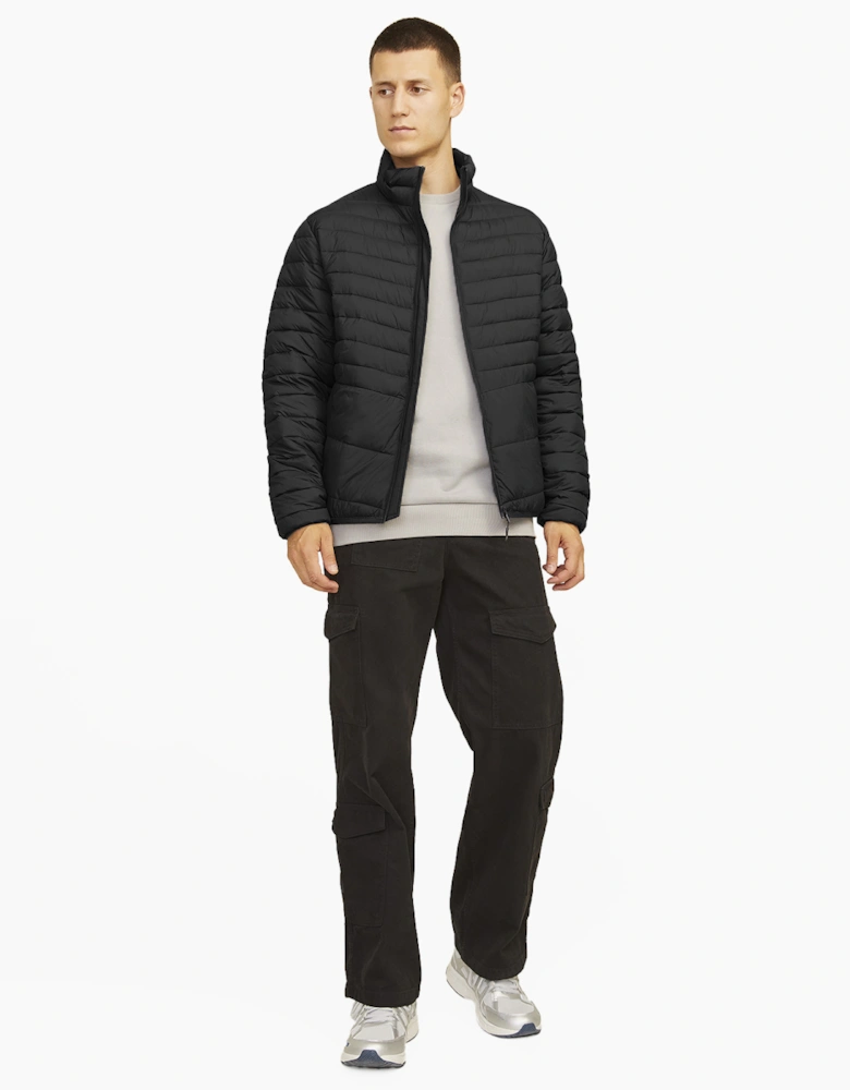 Jack & Jones Estate Signature Mens Puffer Jacket Black