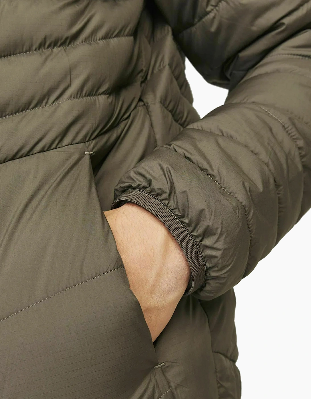 Jack & Jones Estate Signature Mens Puffer Jacket Canteen