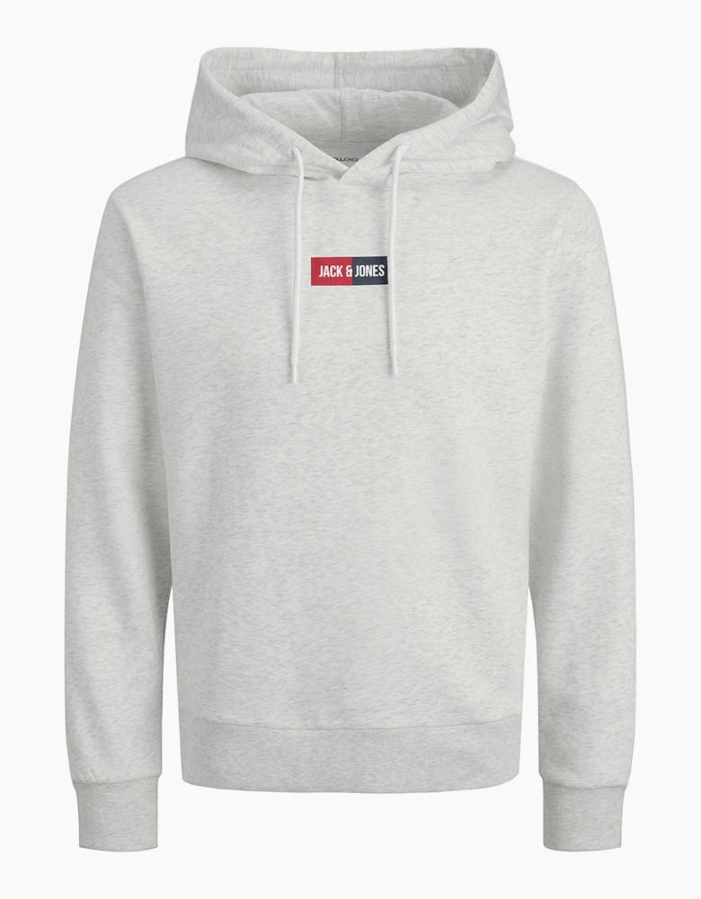 Jack & Jones JPan Mens Hoodie Grey Marl