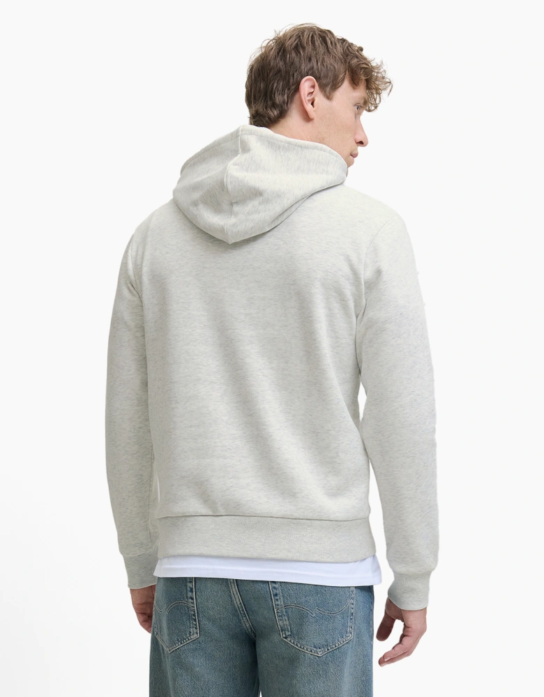 Jack & Jones JPan Mens Hoodie Grey Marl