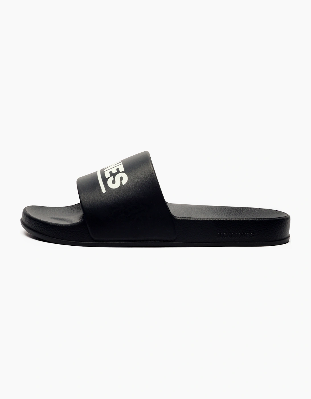 Jack & Jones Ollie Mens Sliders Anthracite Black