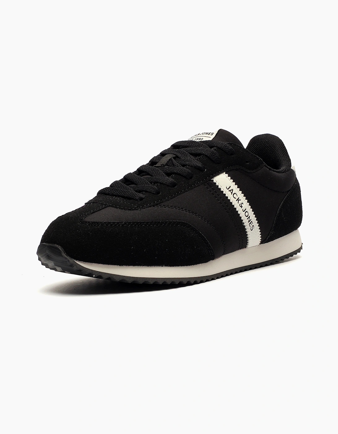 Jack & Jones Burton Mens Trainers Black / Classic White