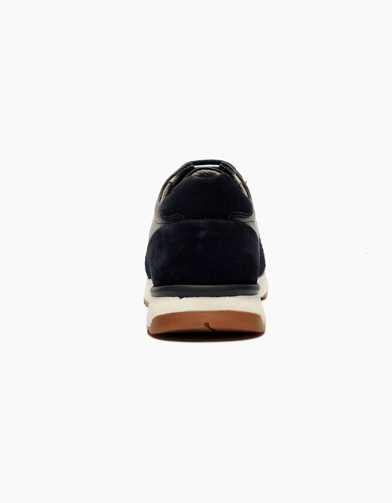 Hush Puppies Simon Signature Mens Memory Foam Trainers Midnight / Navy
