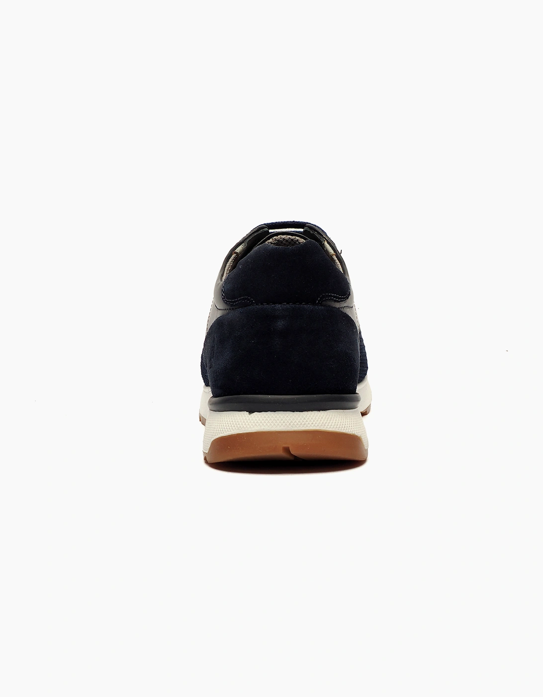 Hush Puppies Simon Signature Mens Memory Foam Trainers Midnight / Navy