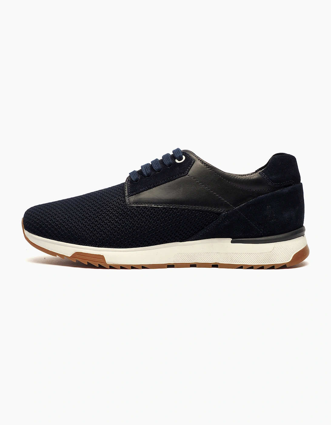 Hush Puppies Simon Signature Mens Memory Foam Trainers Midnight / Navy