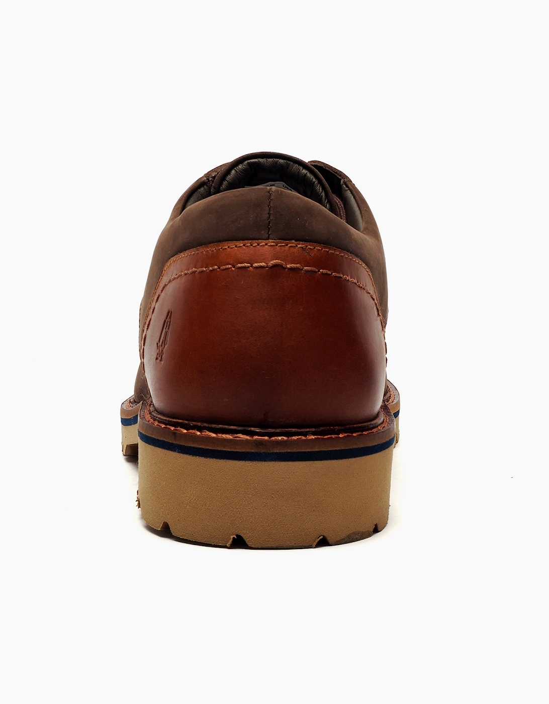 Hush Puppies Marcus Mens Leather Shoes Brown / Tan