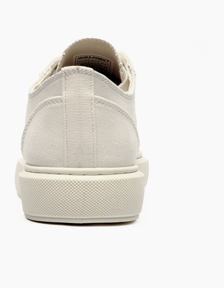 Jack & Jones Aspire Mens Canvas Trainers White