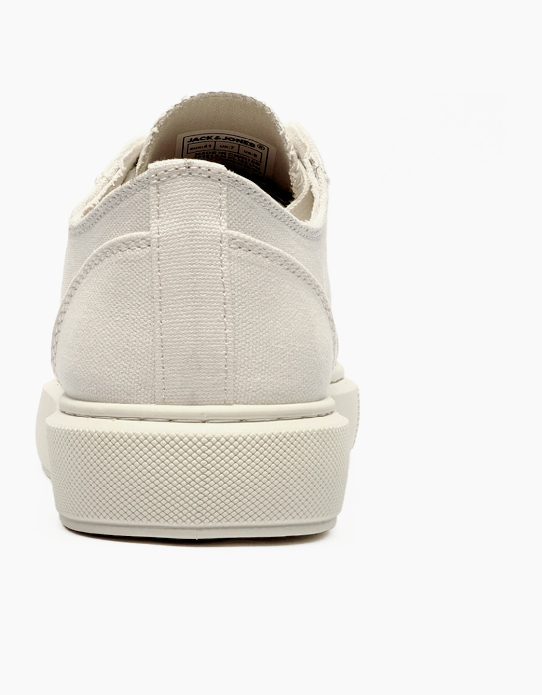 Jack & Jones Aspire Mens Canvas Trainers White