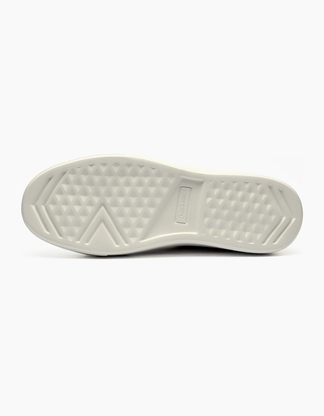 Jack & Jones Stockholm Mens Suede Leather Trainers Off White / Stone Beige