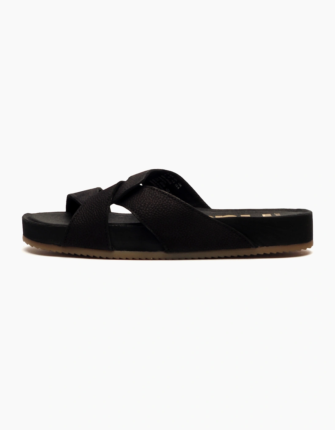 Hush Puppies Mylah Womens Leather Sandals Black