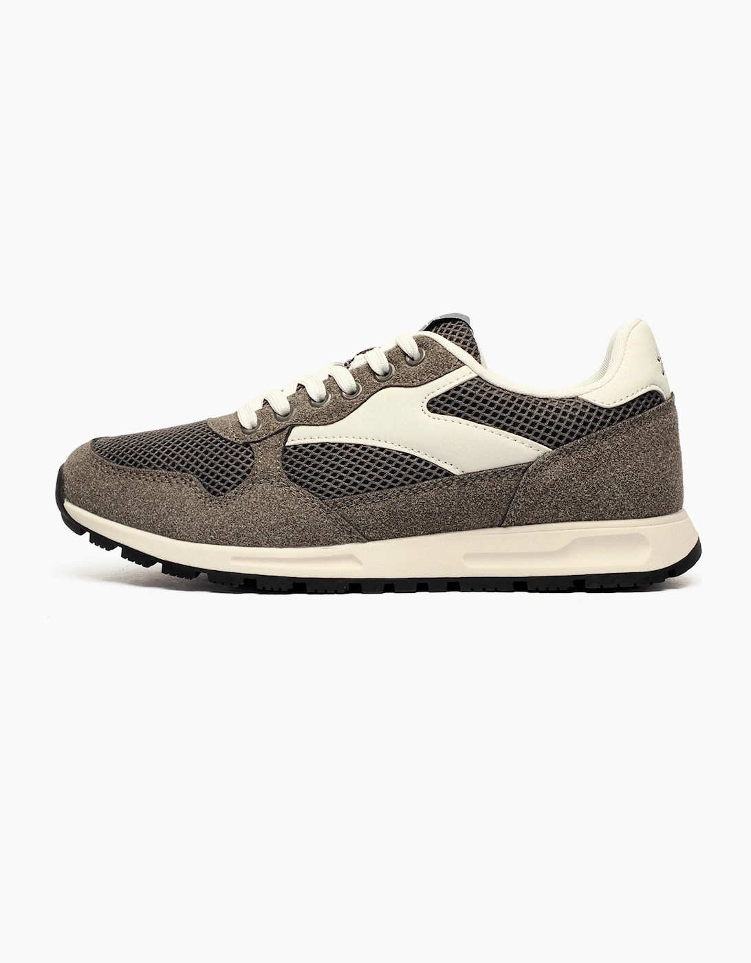 Jack & Jones Men's Tan Swindon Trainers Frost Grey / White - Size 11