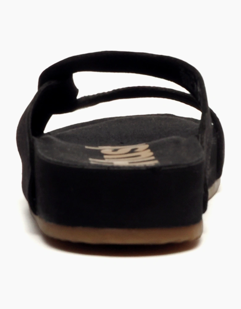 Hush Puppies Mylah Womens Leather Sandals Black
