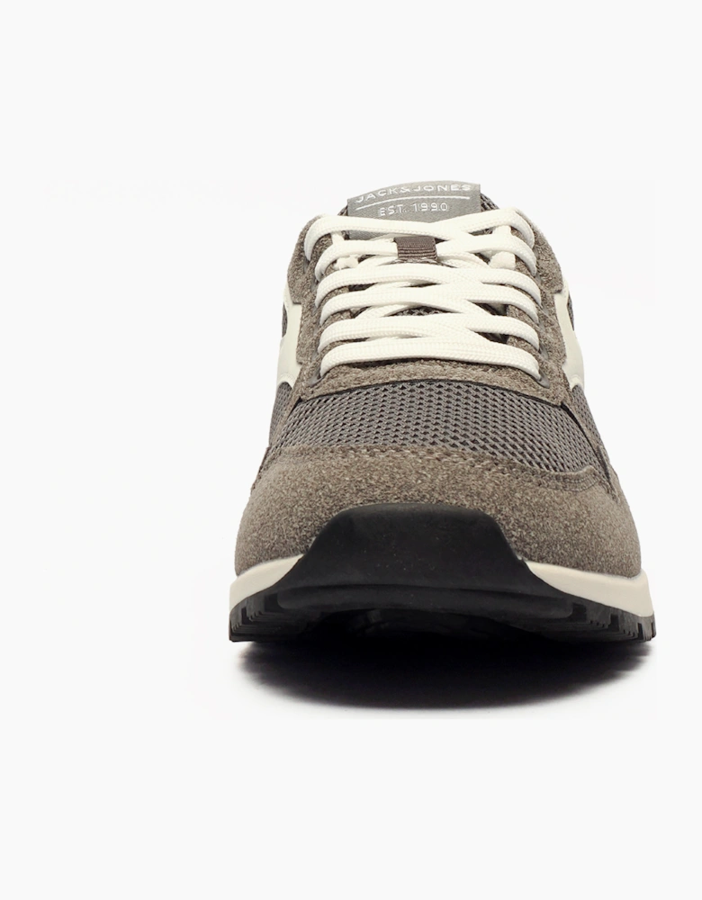 Jack & Jones Swindon Mens Trainers Frost Grey / White