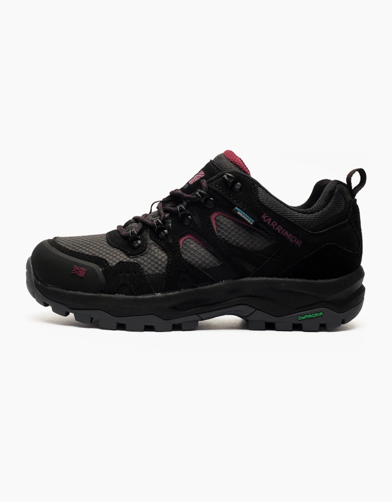 Karrimor Premium Bodmin Low 6 Womens Hiking Shoes Black / Raspberry