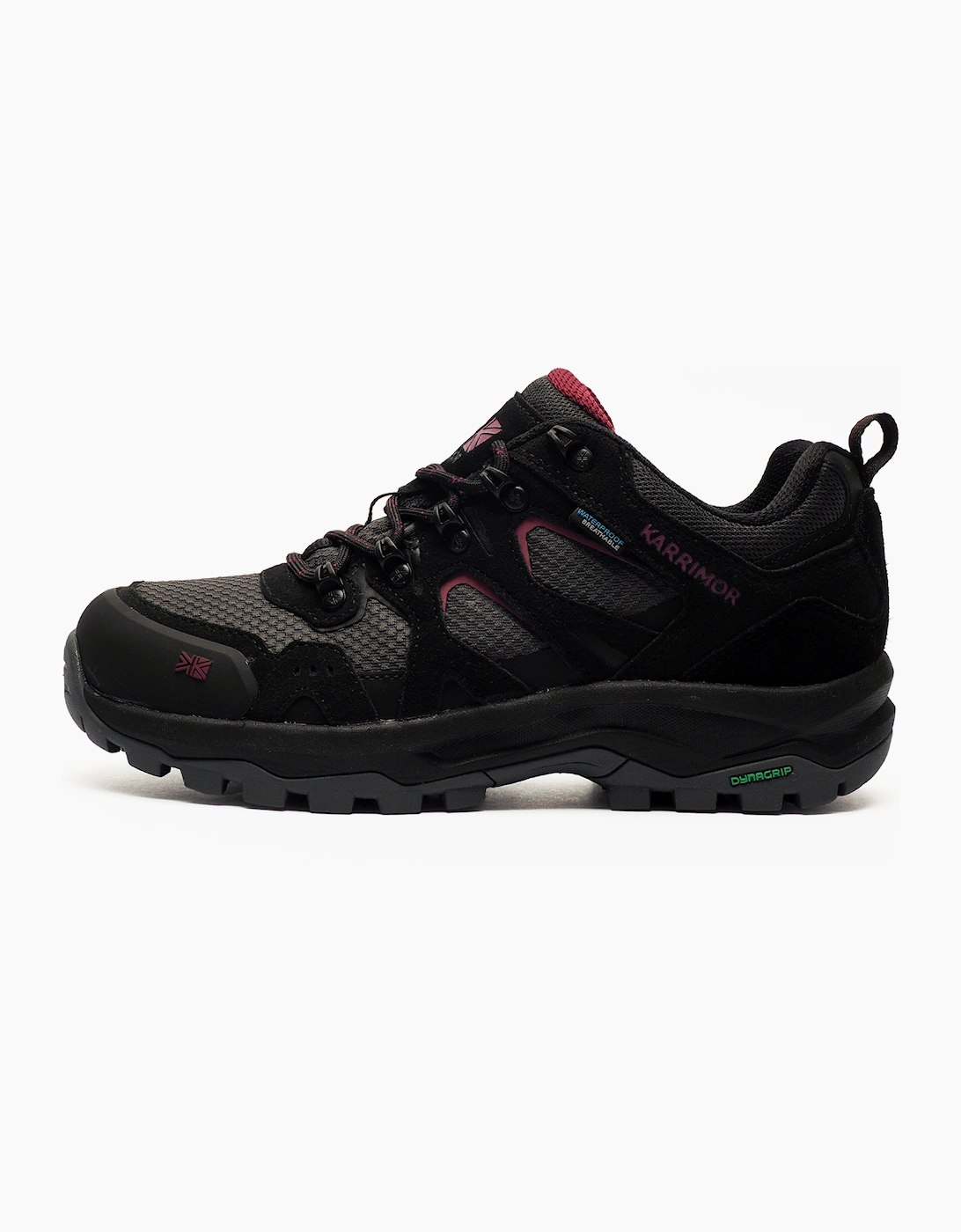 Karrimor Premium Bodmin Low 6 Womens Hiking Shoes Black / Raspberry