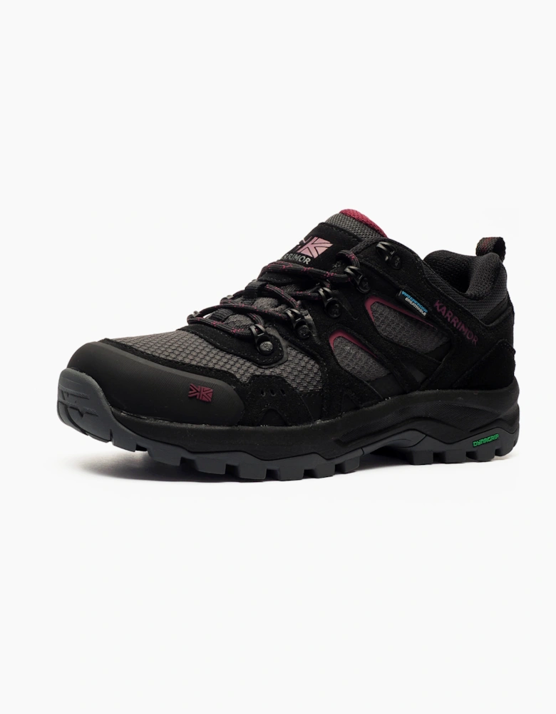 Karrimor Premium Bodmin Low 6 Womens Hiking Shoes Black / Raspberry