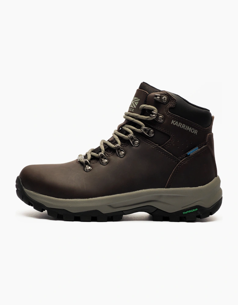Karrimor Premium Mendip 4 Womens Waterproof Leather Hiking Boots Brown