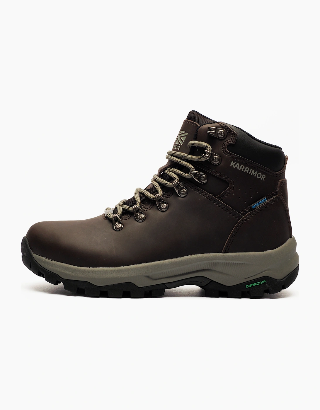 Karrimor Premium Mendip 4 Womens Waterproof Leather Hiking Boots Brown