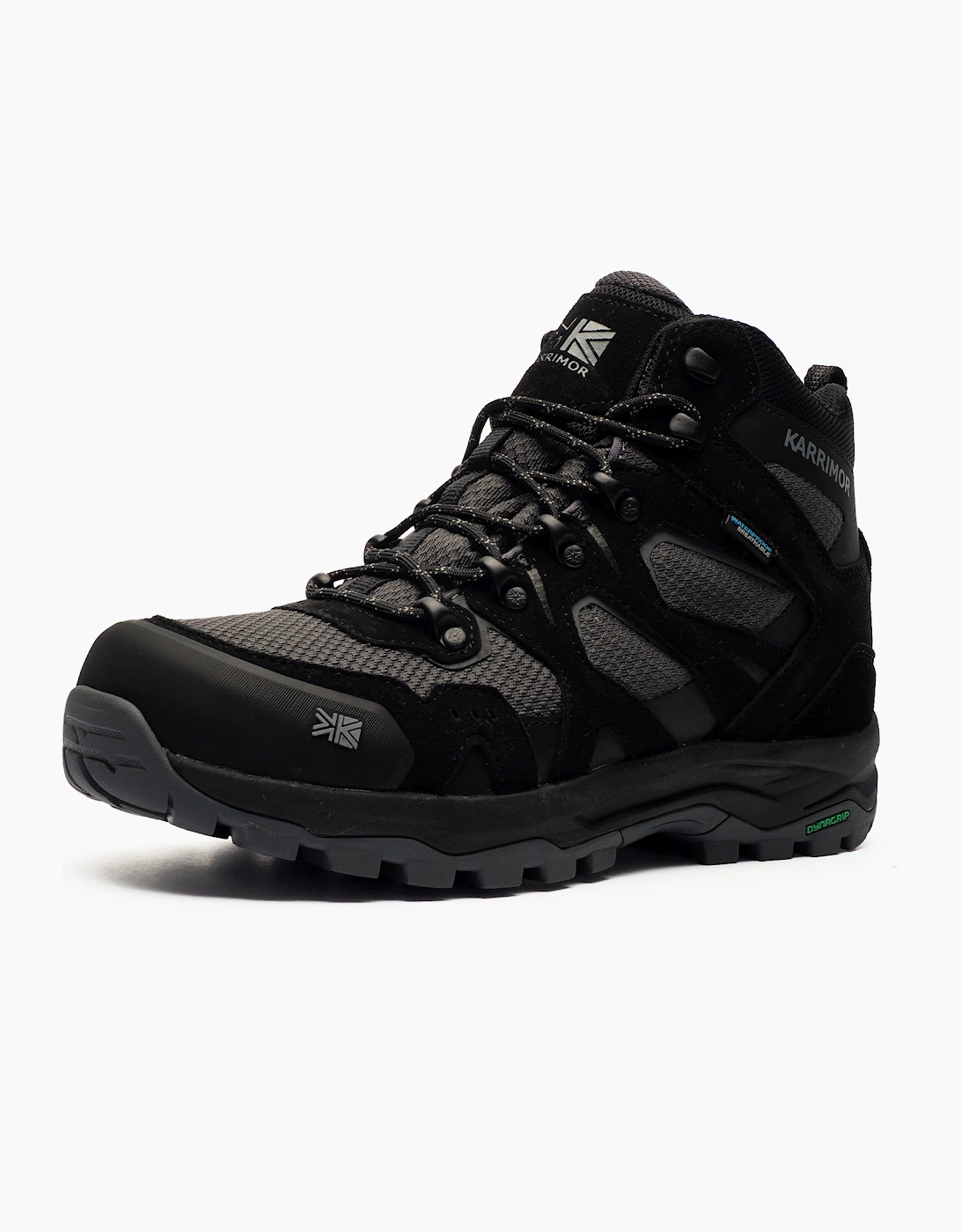 Karrimor Premium Bodmin Mid 6 Mens Waterproof Hiking Boots Black / Grey