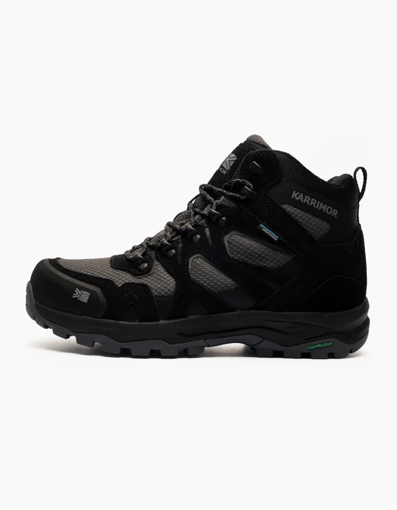 Karrimor Premium Bodmin Mid 6 Mens Waterproof Hiking Boots Black / Grey
