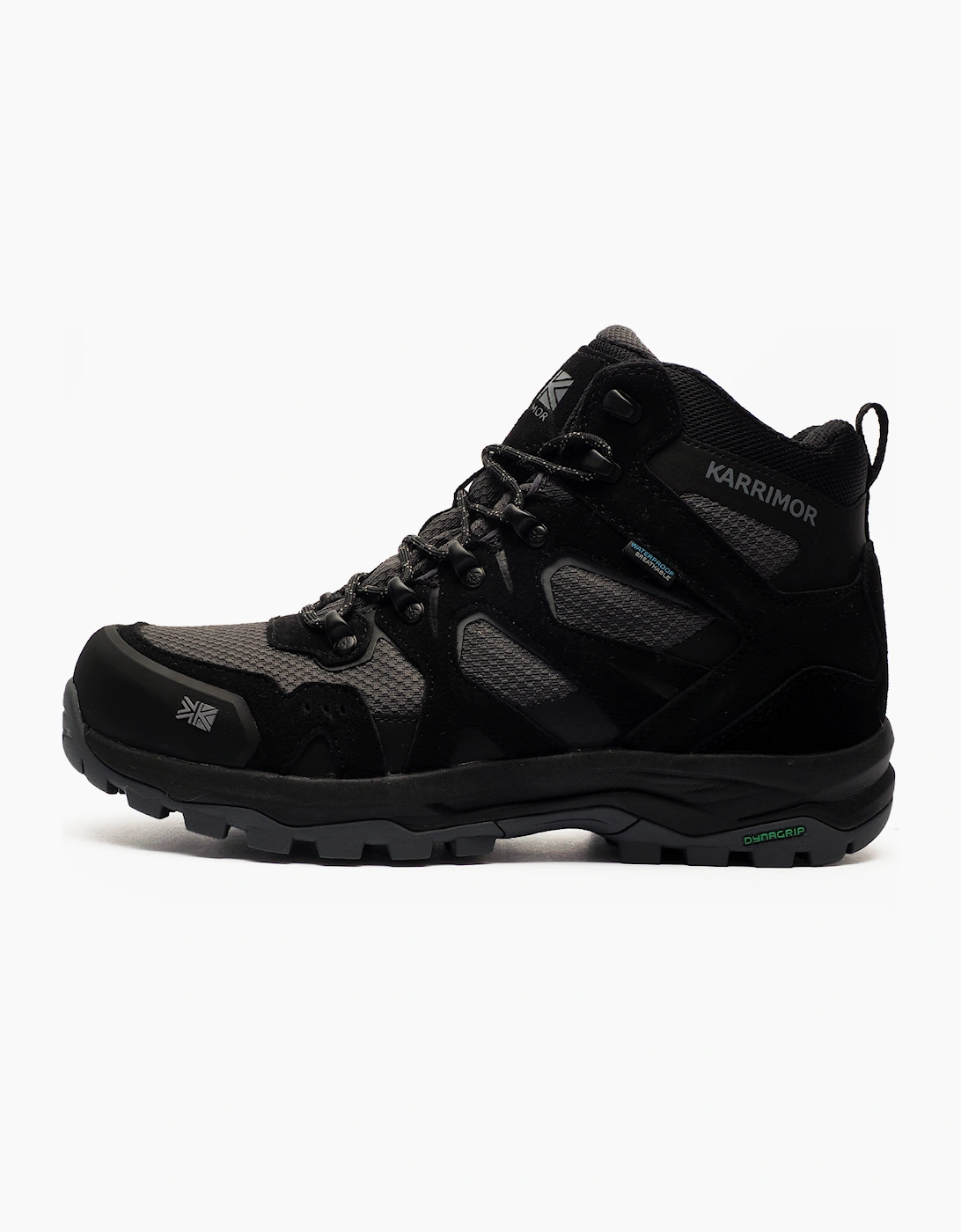 Karrimor Premium Bodmin Mid 6 Mens Waterproof Hiking Boots Black / Grey