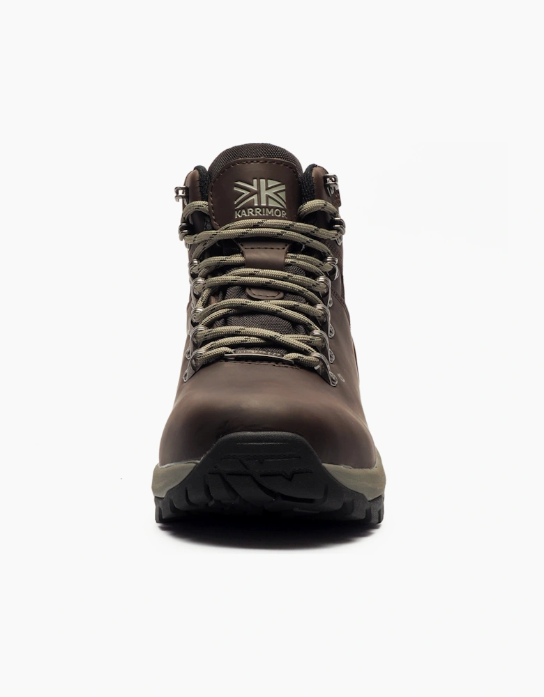Karrimor Premium Mendip 4 Womens Waterproof Leather Hiking Boots Brown