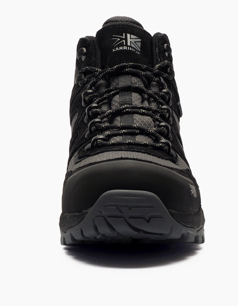Karrimor Premium Bodmin Mid 6 Mens Waterproof Hiking Boots Black / Grey