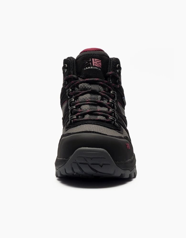 Karrimor Premium Bodmin Mid 6 Womens Waterproof Hiking Boots Black / Raspberry